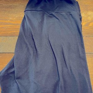 Lularoe, solid navy leggings, TC